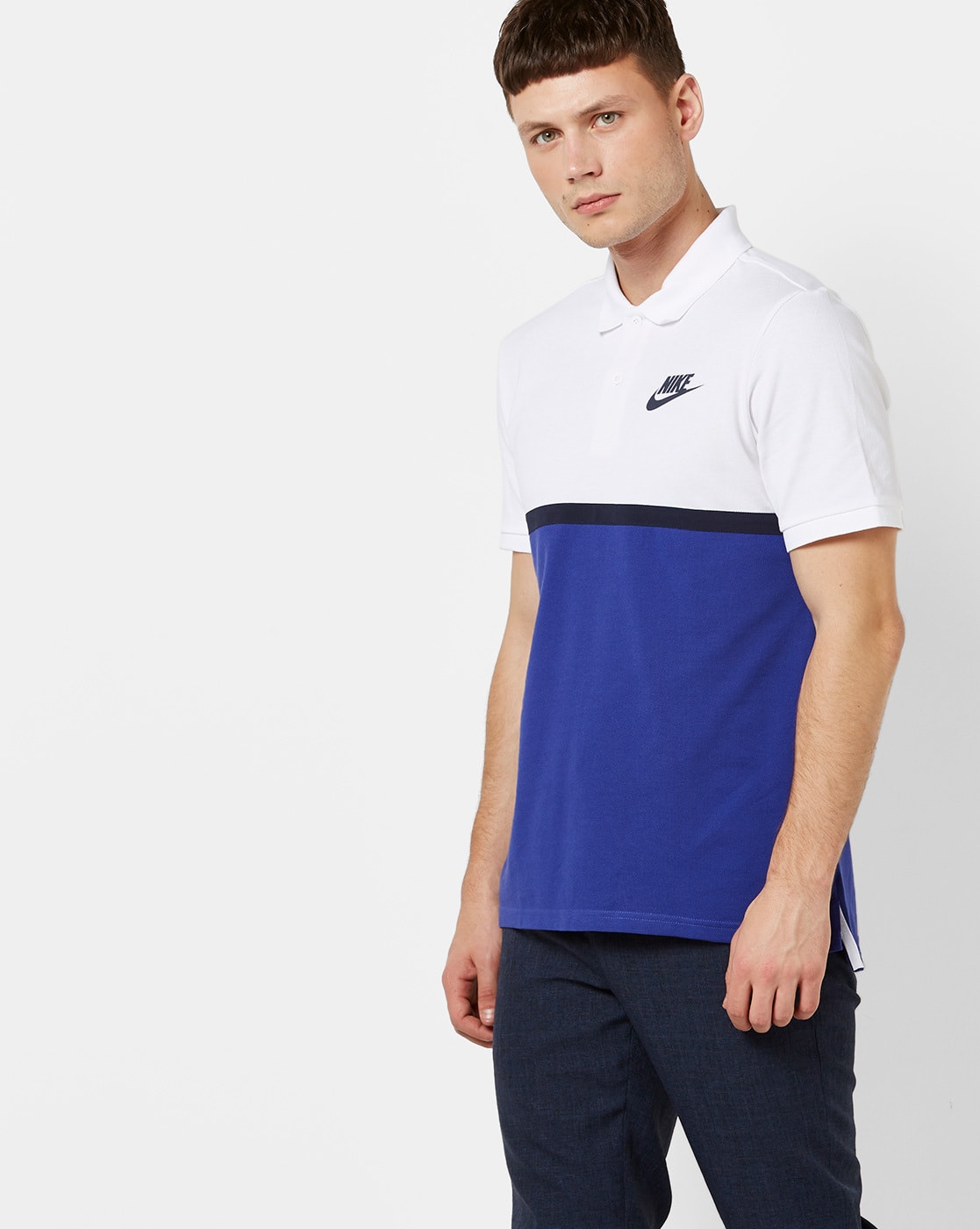 nike blue t shirt mens