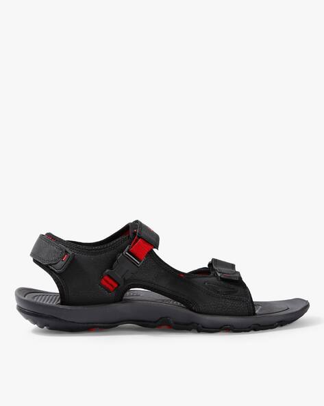 Panelled Sports Sandals with Velcro Fastening