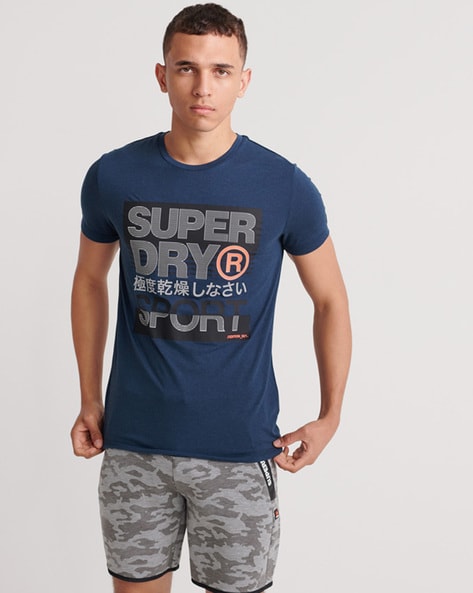 Core Logo Text Regular Fit Round-Neck T-Shirt