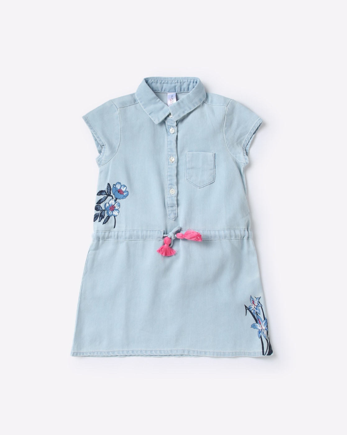 polo denim dress