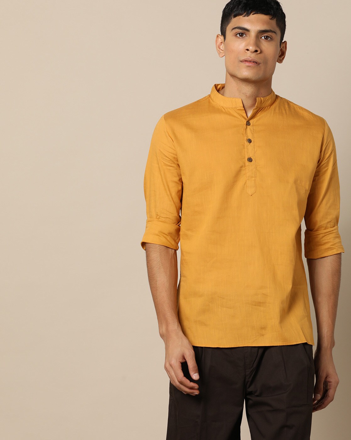 mustard yellow shirt outfit men