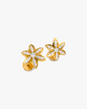 Buy Jewels Galaxy Floral Exclusive AD Floral Design Red Earrings For  WomenGirls Online at Low Prices in India  Paytmmallcom