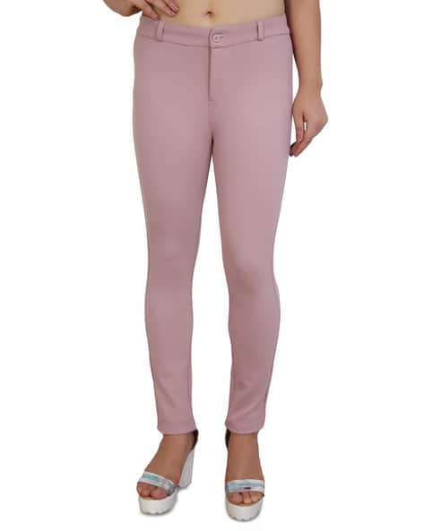 skinny pink trousers