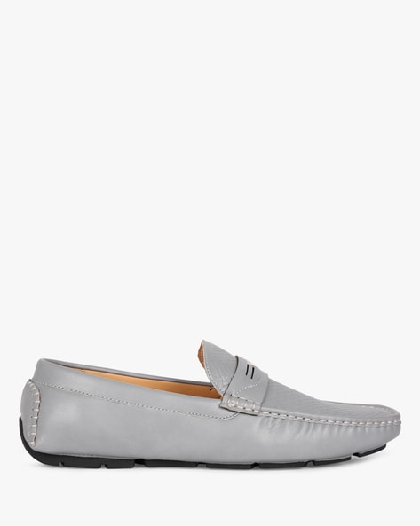 mens grey loafers