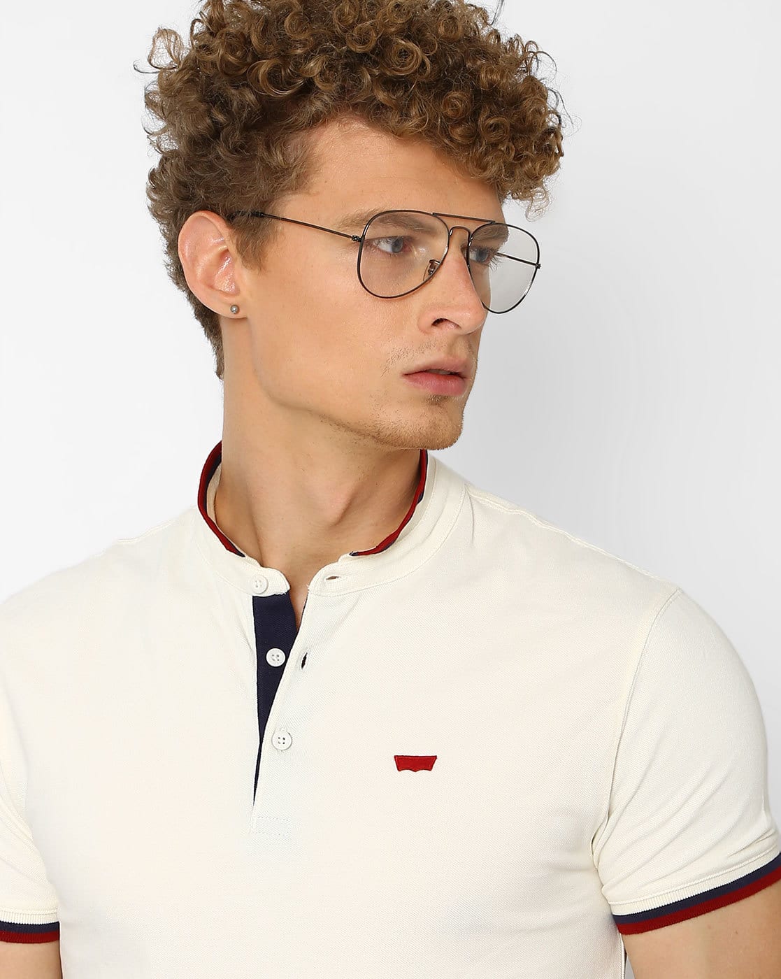 mens clear aviator glasses