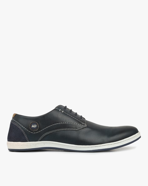 Panelled Casual Derby Shoes