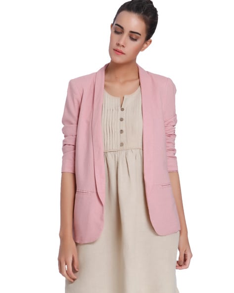Flagermus kurve opdragelse Buy Pink Blazers & Waistcoats for Women by Vero Moda Online | Ajio.com