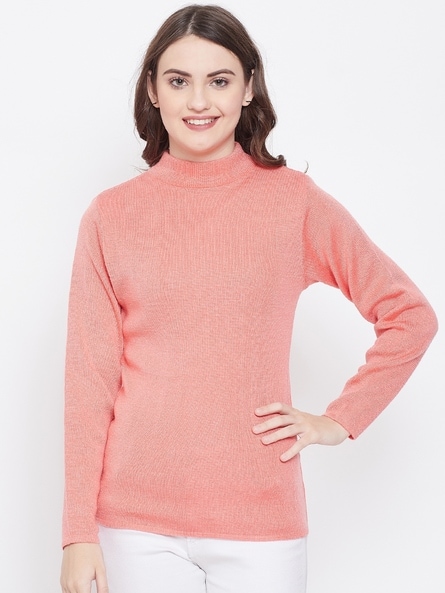 peach sweater womens