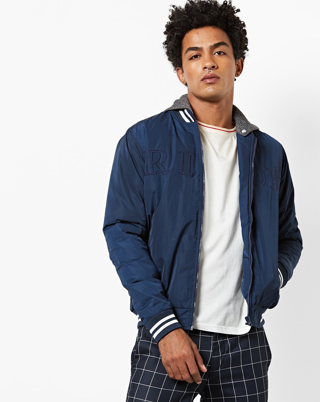 Ajio bomber cheap jacket