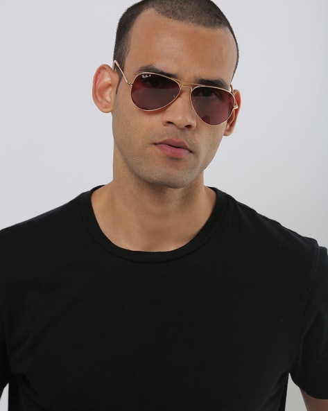 Buy Red Sunglasses for Men by Ray Ban 