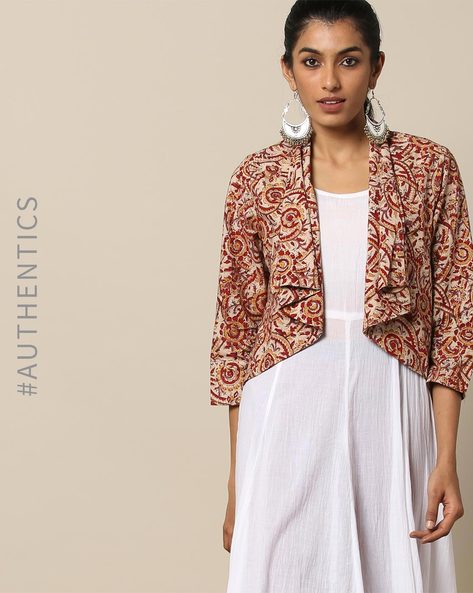 Buy Red Jackets & Shrugs for Women by SWADESH Online | Ajio.com