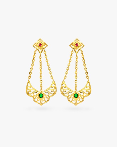 Buy quality 22 carat gold Ladies earrings RH-LE494 in Ahmedabad