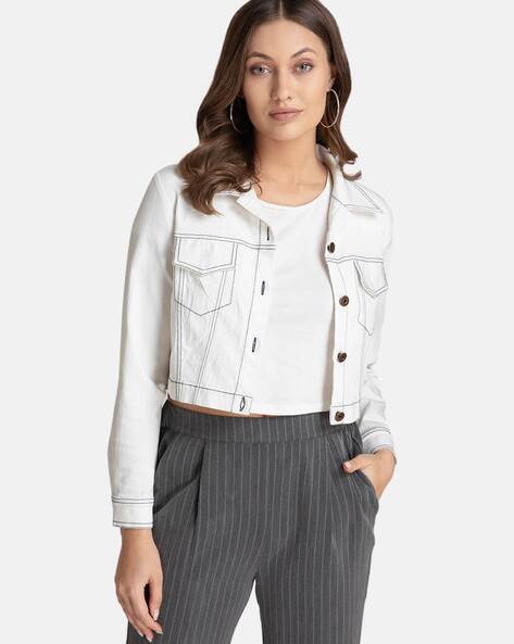 white denim jacket womens india