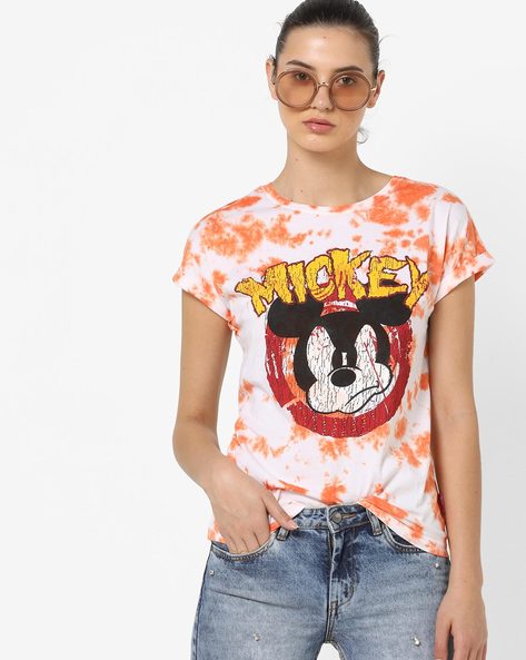 Mickey Mouse T-shirt with Extended Sleeves