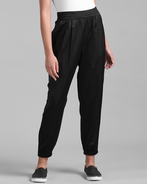 Woven joggers womens hot sale