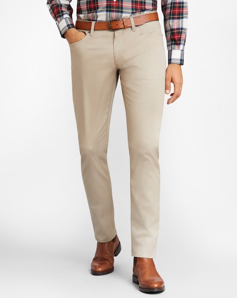 Clark Fit Linen and Cotton Chino Pants