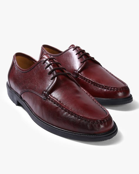 Buy Burgundy Formal Shoes for Men by NOBLE CURVE Online