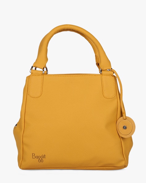 Buy Mochi Women Yellow Satchel Bag Online | SKU: 66-7776-33-10 – Mochi Shoes