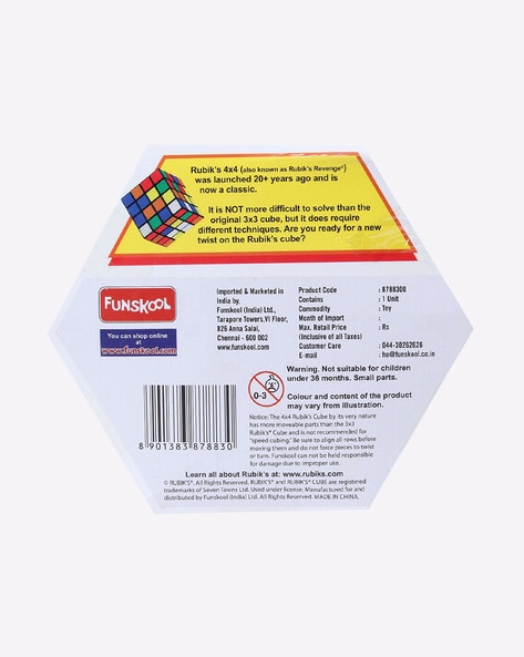 funskool rubik's cube 4x4
