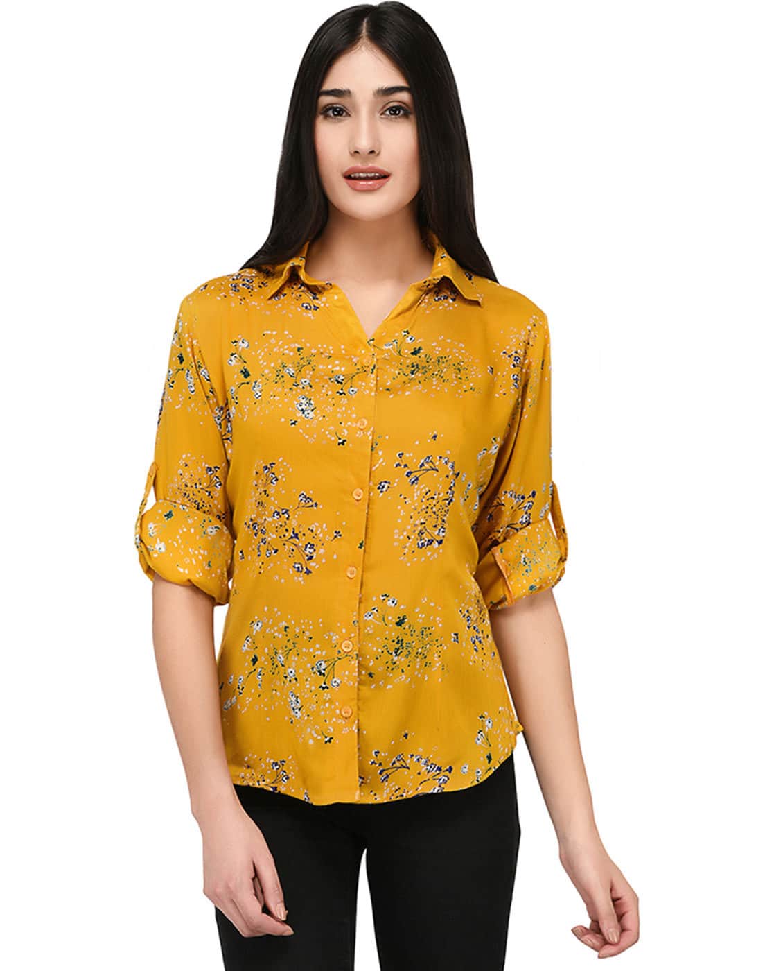 Yellow shirt women Clearance