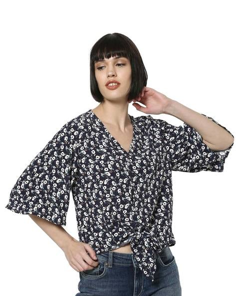 Buy blue Tops for Women by ONLY Online