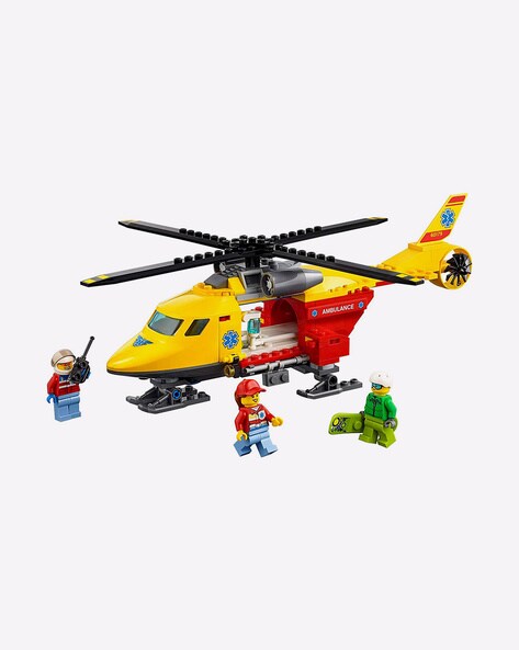 lego ambulance helicopter