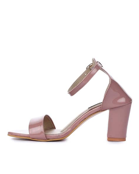 Block-Heeled Sandals with Ankle-Strap (Image - 1)