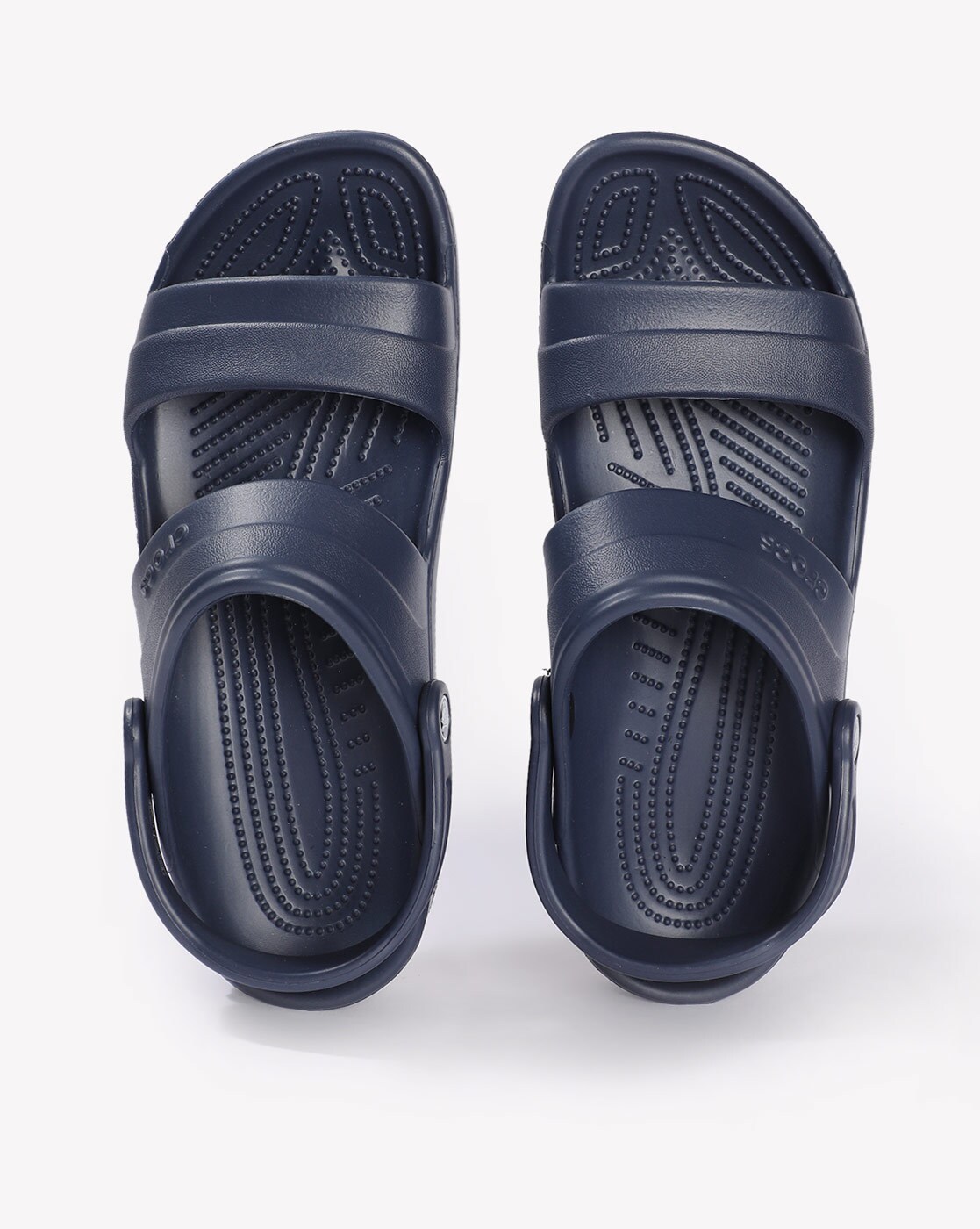 crocs men navy sandals