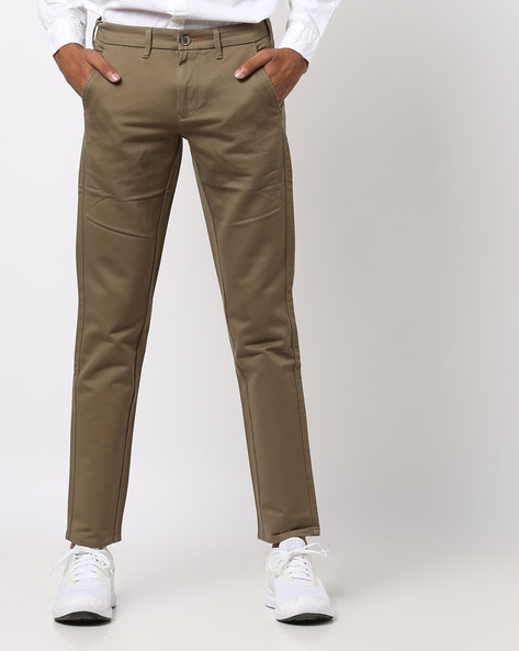 Black Solid Killer Mens Ankle Length Cotton Lycra Trouser, Slim Fit at Rs  790 in Lucknow