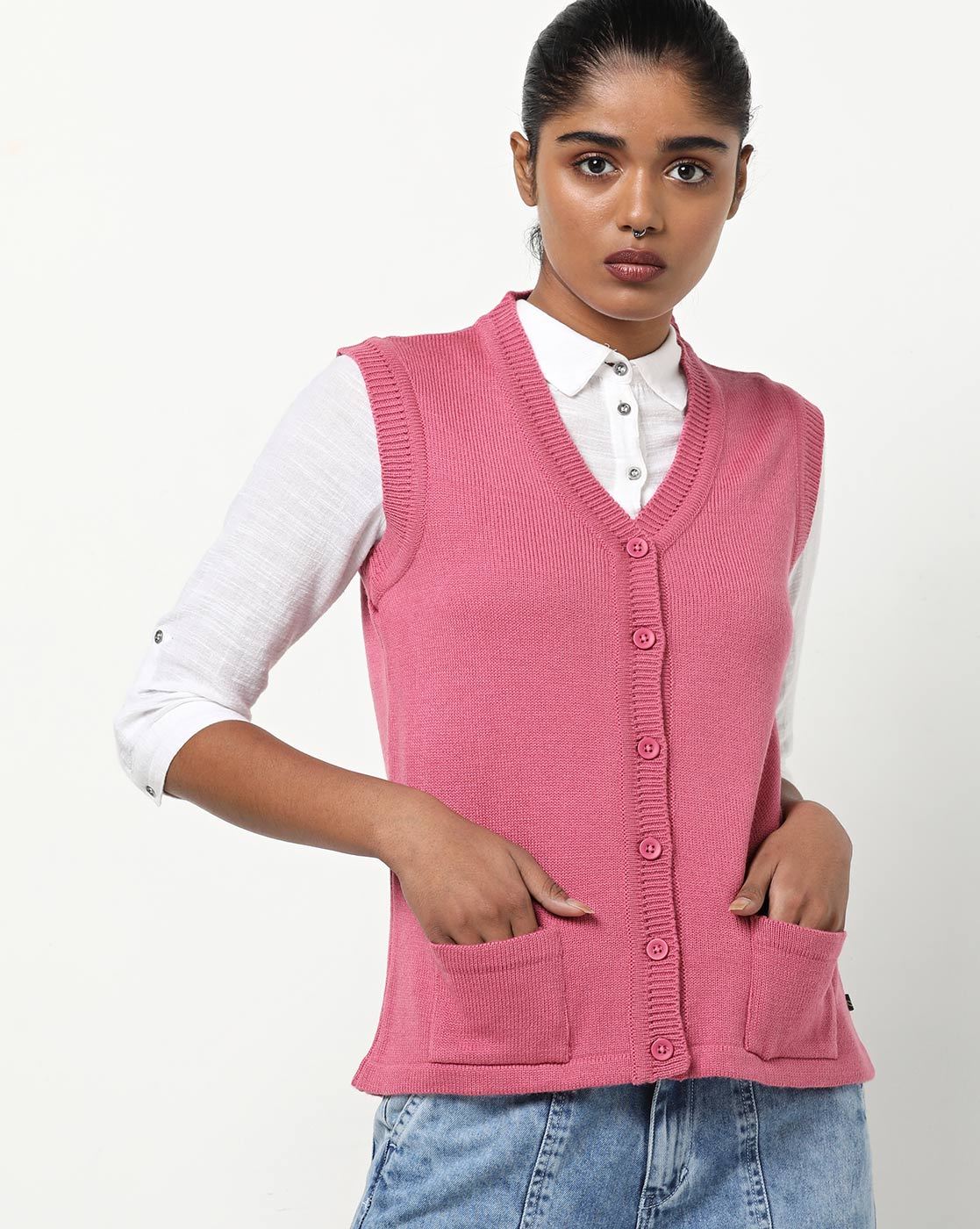 sleeveless cardigan women