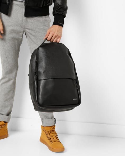 BAD HABIT Textured Backpack with Adjustable Shoulder Straps