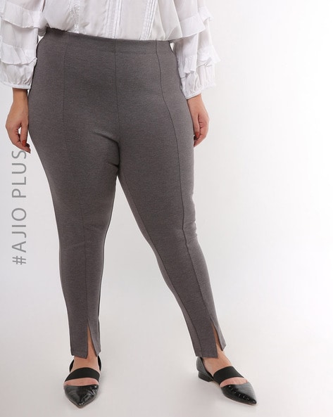 Buy Grey Trousers & Pants for Women by AJIO Online | Ajio.com