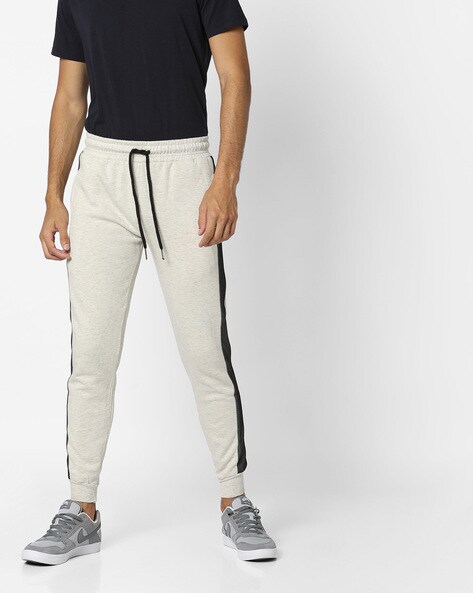 cream track pants