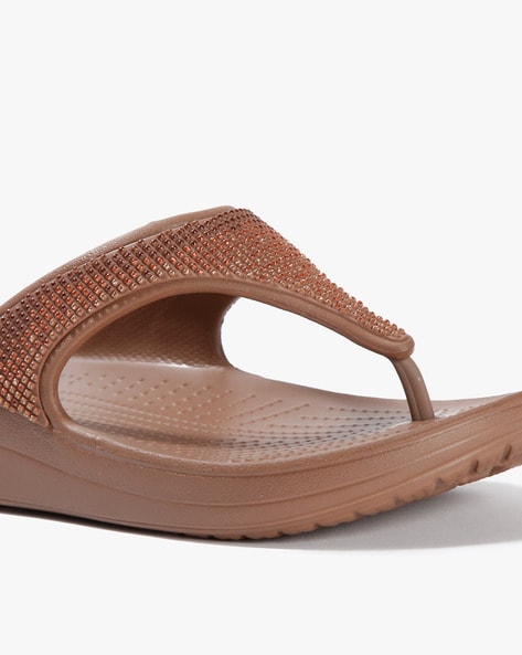 Crocs sloane deals diamante flip