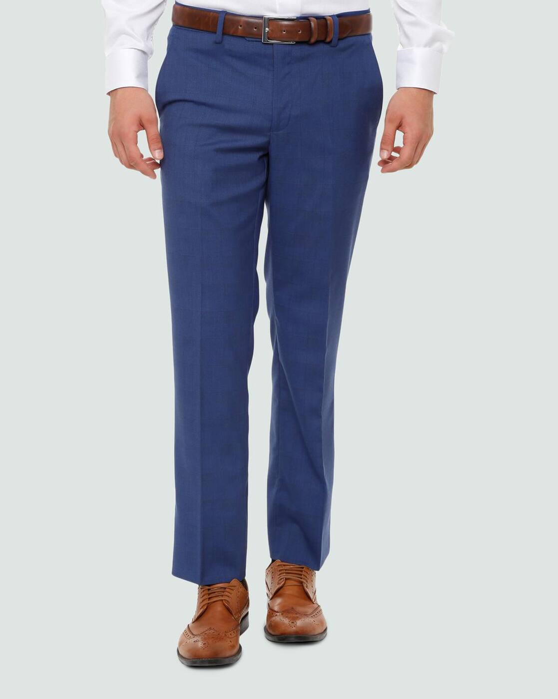 van heusen blue pants