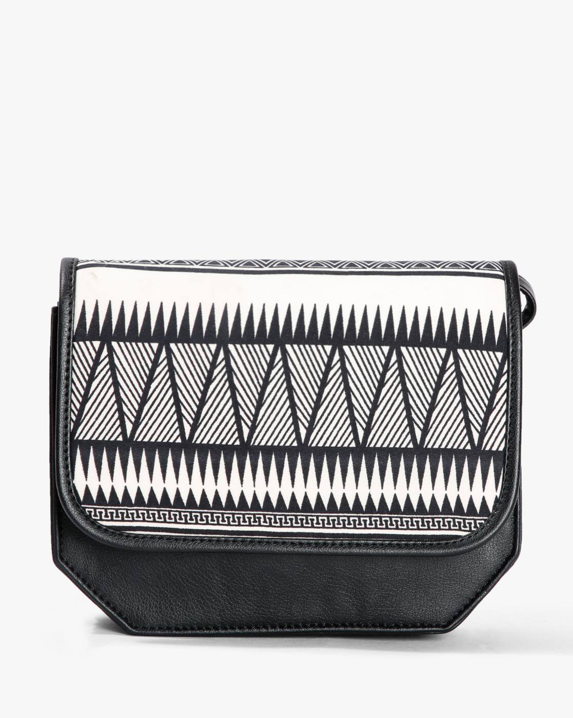 geometric sling bag