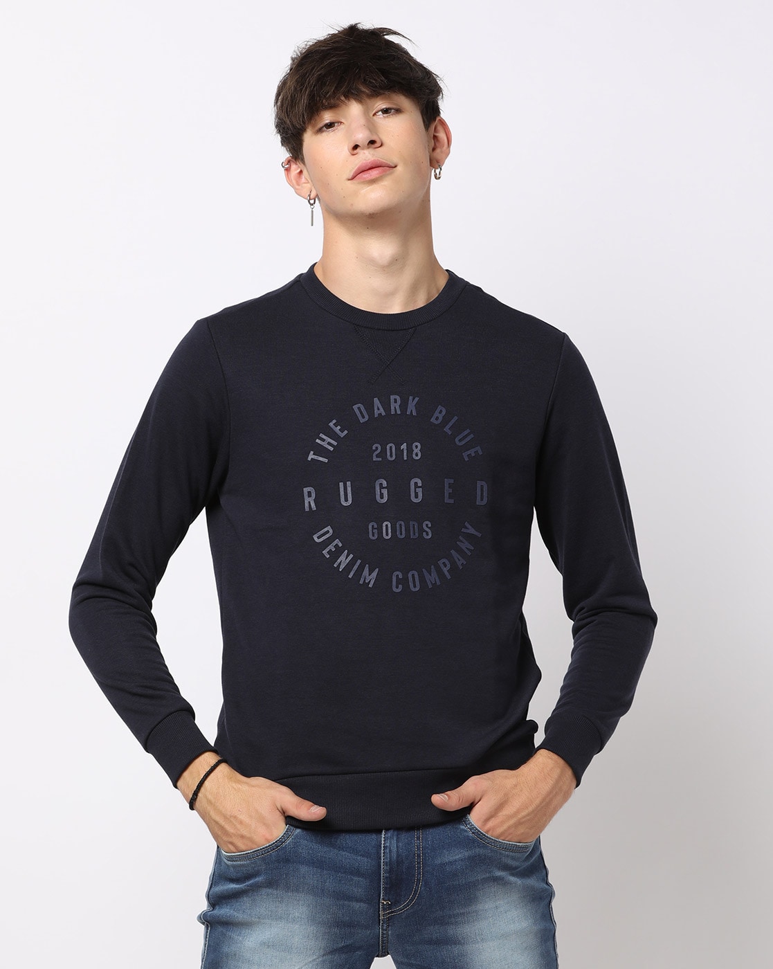 slim fit sweatshirt