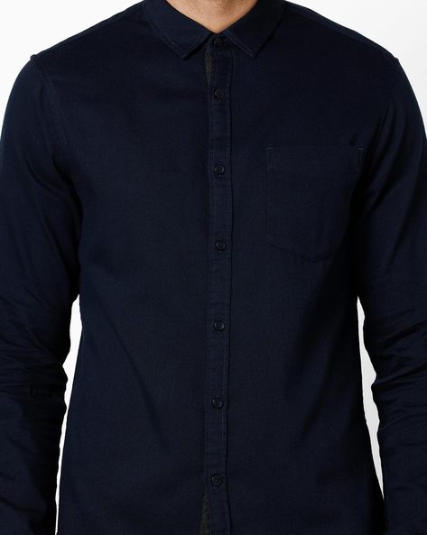 Buy Indigo Shirts for Men by Buffalo Online | Ajio.com