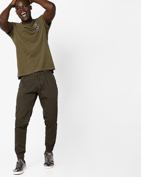 Buy Olive Green Trousers & Pants for Men by AJIO Online