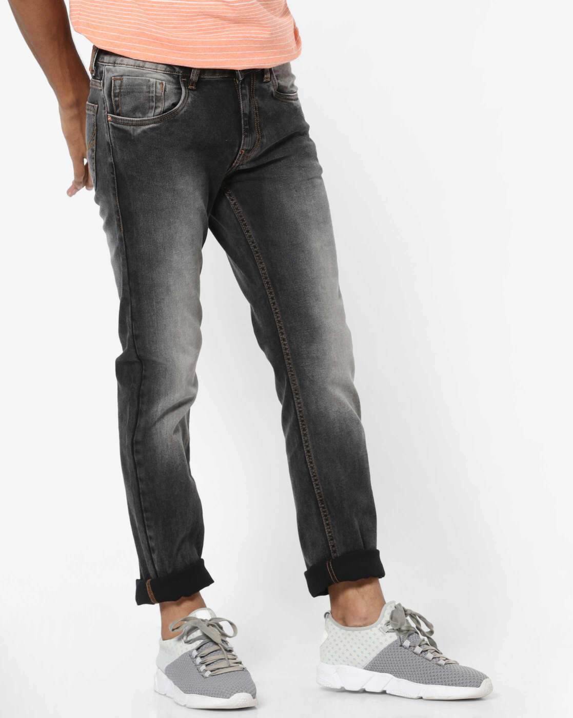 flying machine black jeans