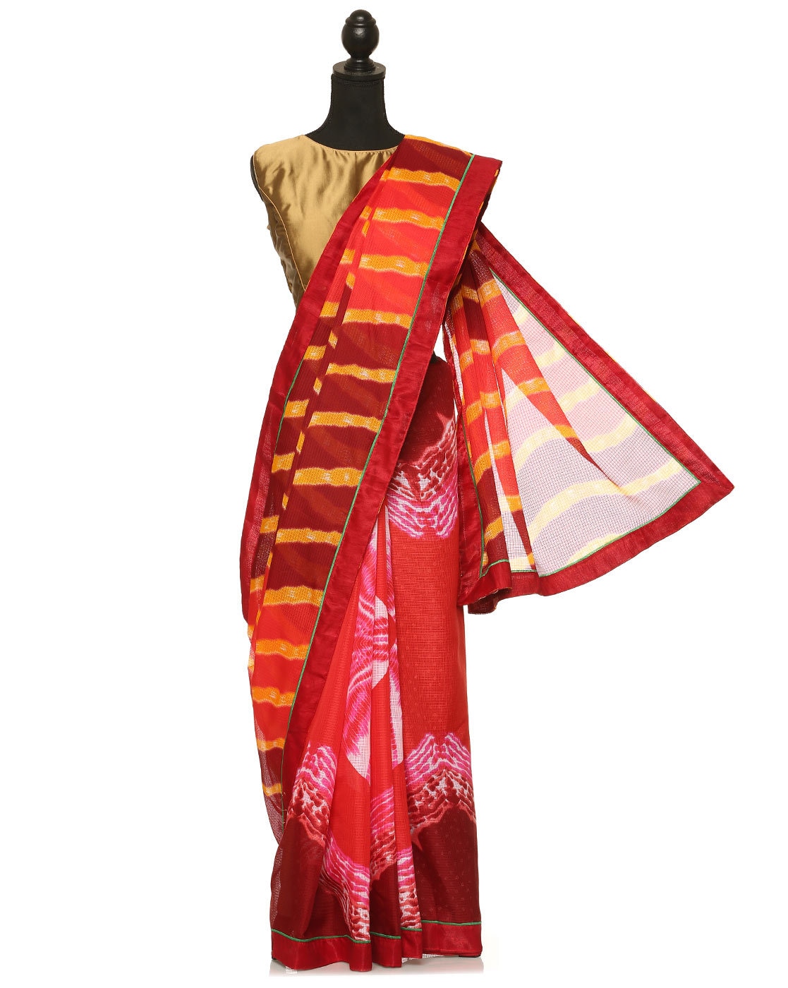 Buy Red Sarees for Women by ONLY VIMAL Online | Ajio.com