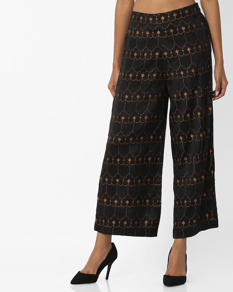 Mid-Rise Printed Pants Price in India