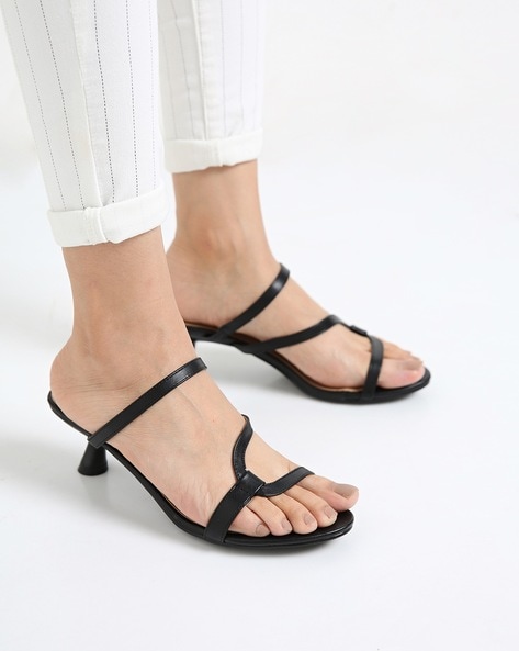 Low heel best sale strappy heels