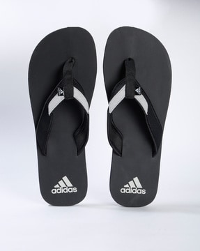 adidas black flip flop