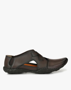 Mens store covered sandals