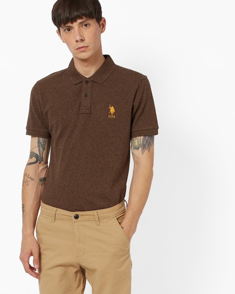 brown polo pants