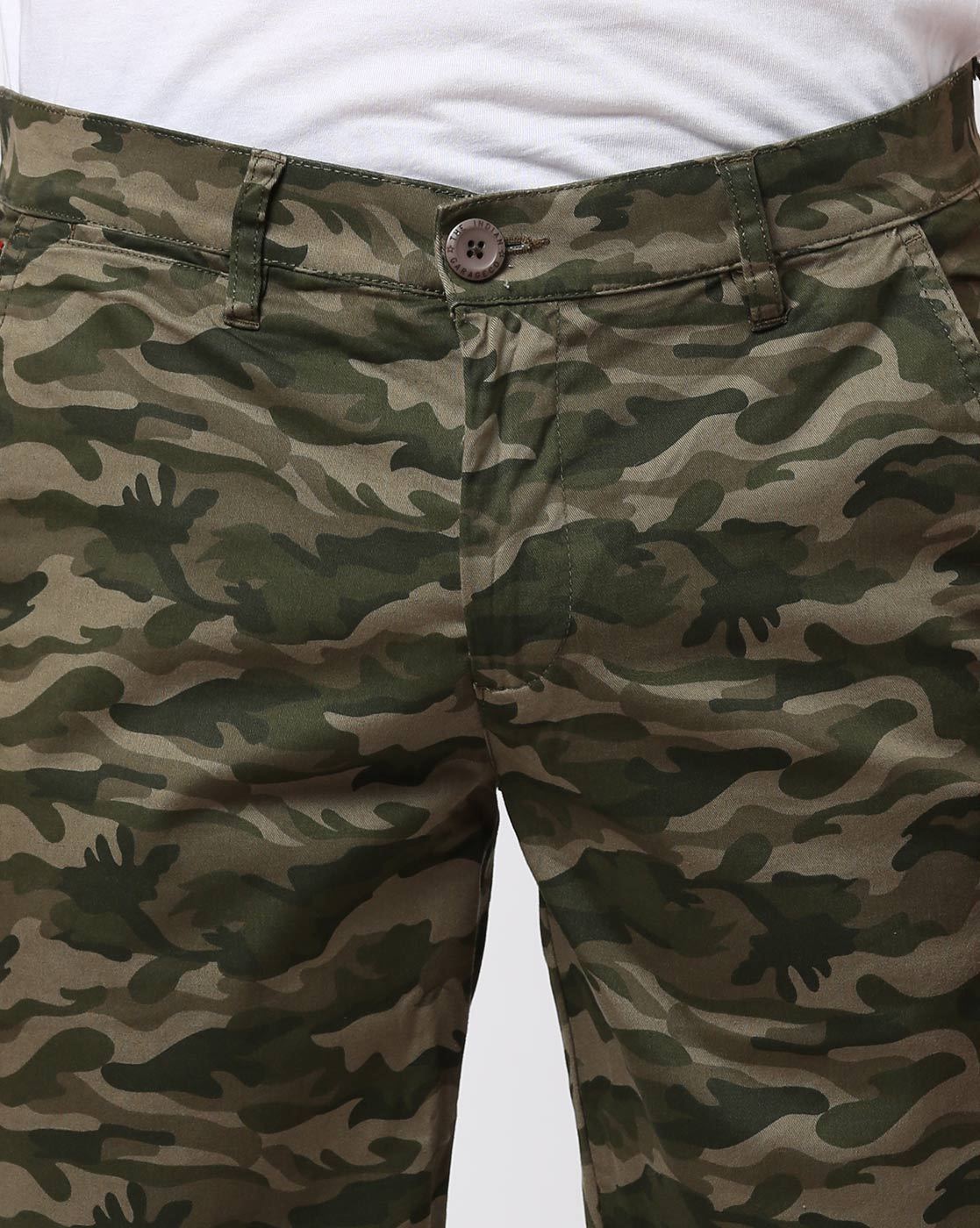 Buy Green Shorts & 3/4ths for Men by The Indian Garage Co Online