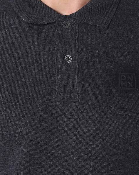 charcoal polo t shirt