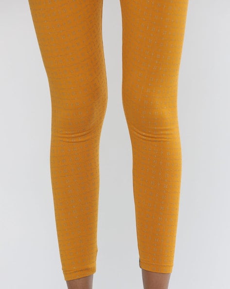 Buy Mustard Yellow Leggings for Women by AVAASA MIX N' MATCH Online