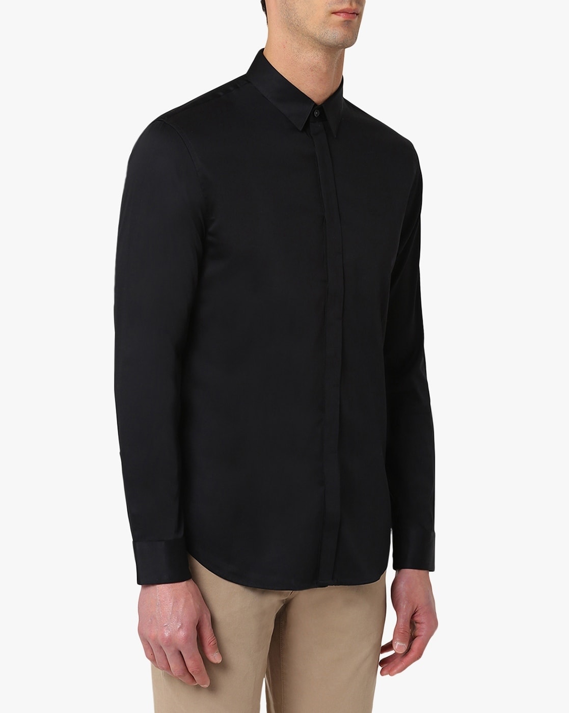 armani exchange black shirt